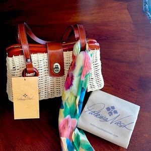 Patrica Nash Spring Wicker Collection handbag